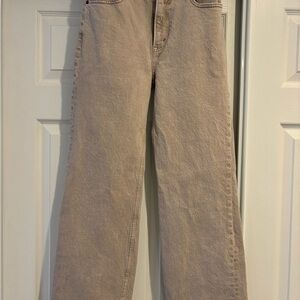 Abercrombie & Fitch The 90’s Relaxed High Rise Jeans - Tan